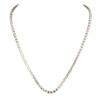 Sterling Silver - ITALY MILOR 4mm Popcorn Chain 22" Necklace - 13g
